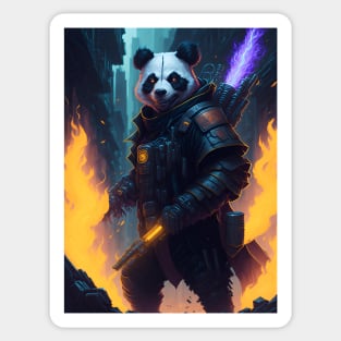 Pandamonium Blaze Sticker